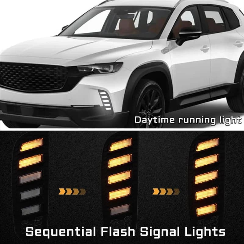 LED bumper Fendinebbia Front For Mazda CX-50 2023-2025 Daylight Operating indicator Lamp accessories