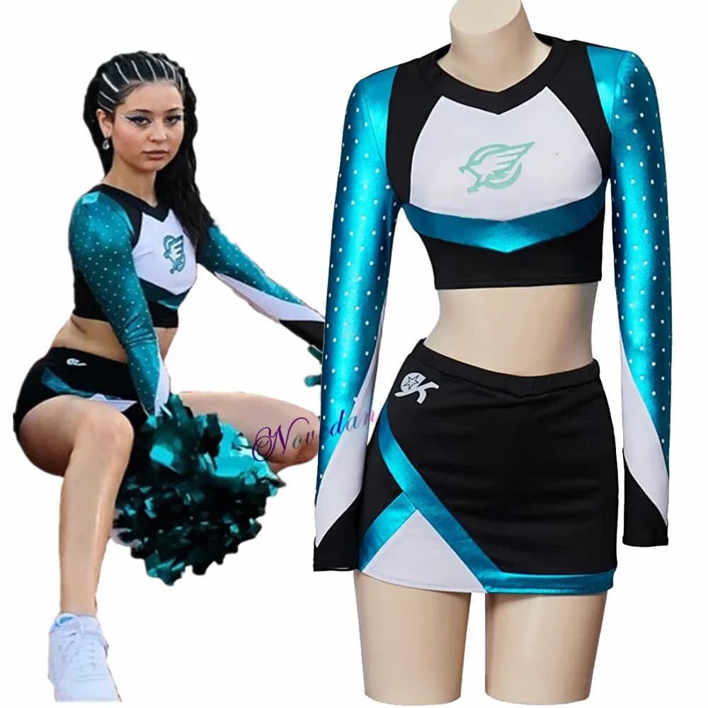 Halloween 2025 Maddy Euphoria Cheerleader Uniform Fur S for Women, Maddy Perez Outfit, Cosplay Costume, School Girls, Musical S