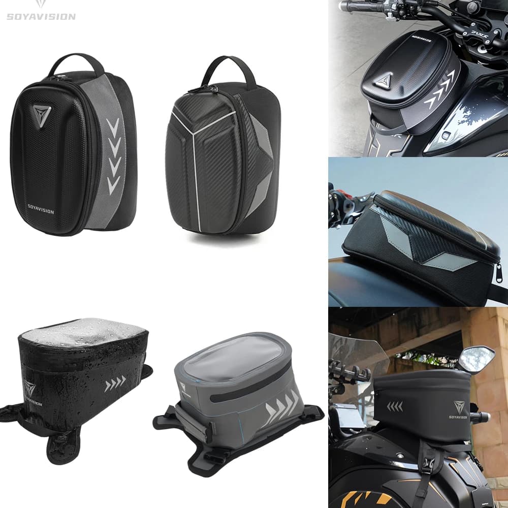 Universal Motorcycle Tank Bag Carrier Luggage Tool Bag Travel Waterproof Storage Bags Outdoor Riding Equipment