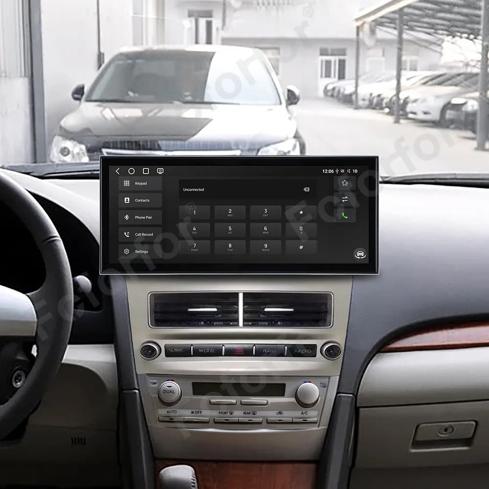 Schermo verticale da 15,8 pollici disponibile in magazzino per Toyota Camry 2006-2011, sistema multimediale stereo per auto con GPS, Carplay wireless, Android Auto e 4G LTE