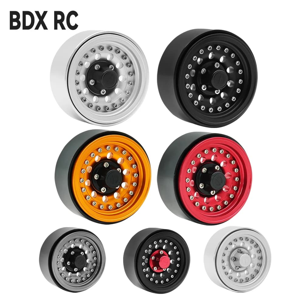 Cerchione del mozzo ruota Beadlock 1/10 in metallo 1.9 per 1/10 RC Crawler Axial SCX10 III Capra 90046 AXI03007 TRX4 RedCat D90 D110