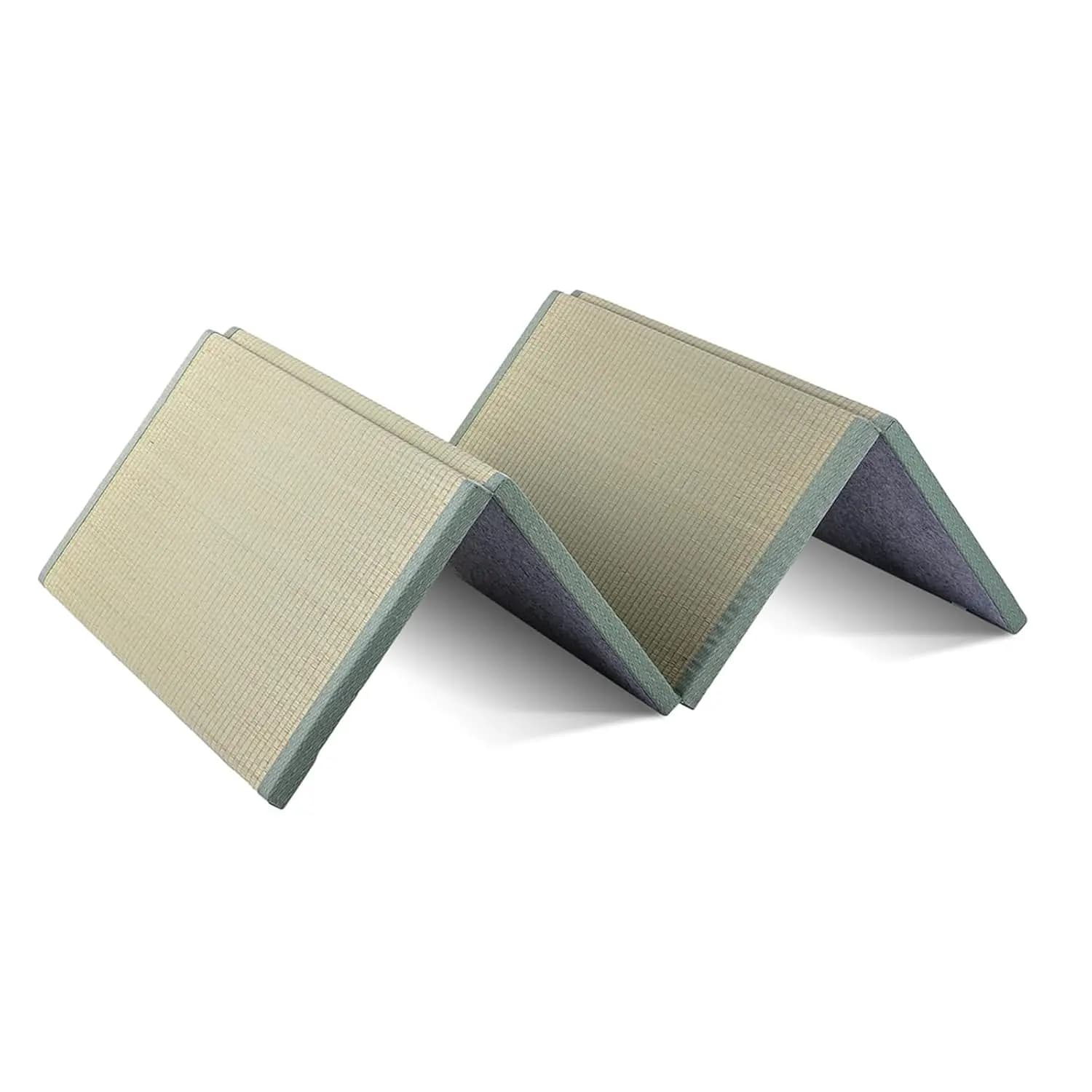 Tappetino Tatami in Erba Naturale Pieghevole per Dormire, Meditazione, Yoga, Zen 75x200x3,5cm, Personalizzabile