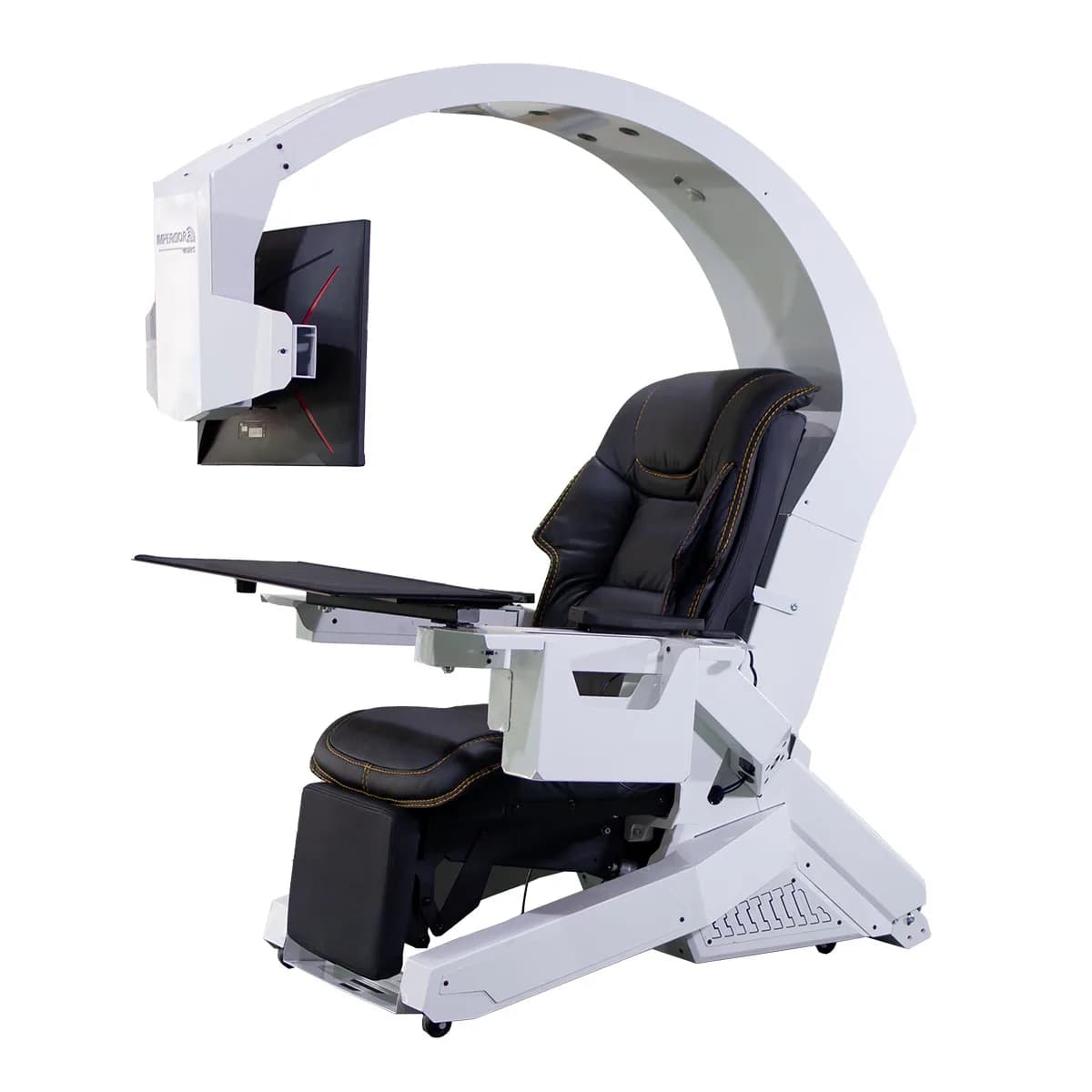 IW-320 Zero Gravity Recline Workstation Chair GIMI Gaming COCKPIT , Works Triple FIVE Monitor Tilting Rig Imperator VR IW320