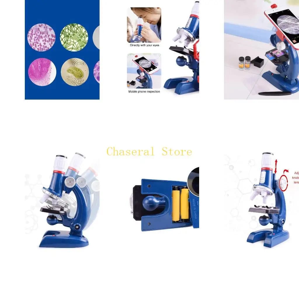 Microscopi compatti E7CE Microscopi biologici 100X-1200X per laboratori scolastici Home