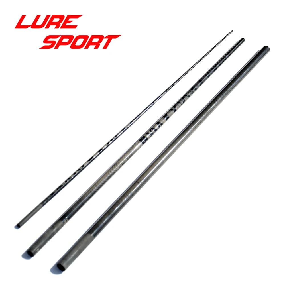 LureSport 2 m 3 sezioni pesanti X Cross Asta in carbonio Asta vuota Componente di costruzione fai da te