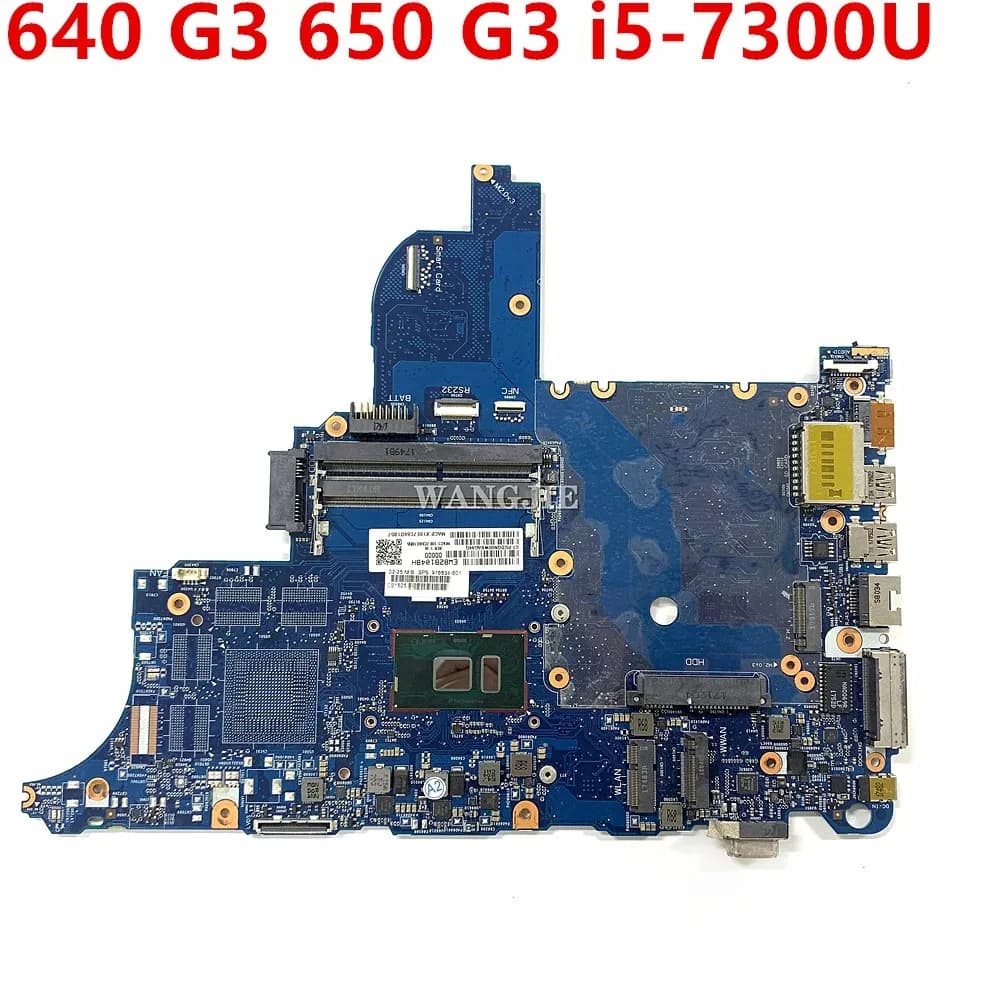 For HP 640 G3 650 G3 Laptop Motherboard With i5-7300U CPU DDR4 916834-601 916834-001 6050A2860101 100% Working