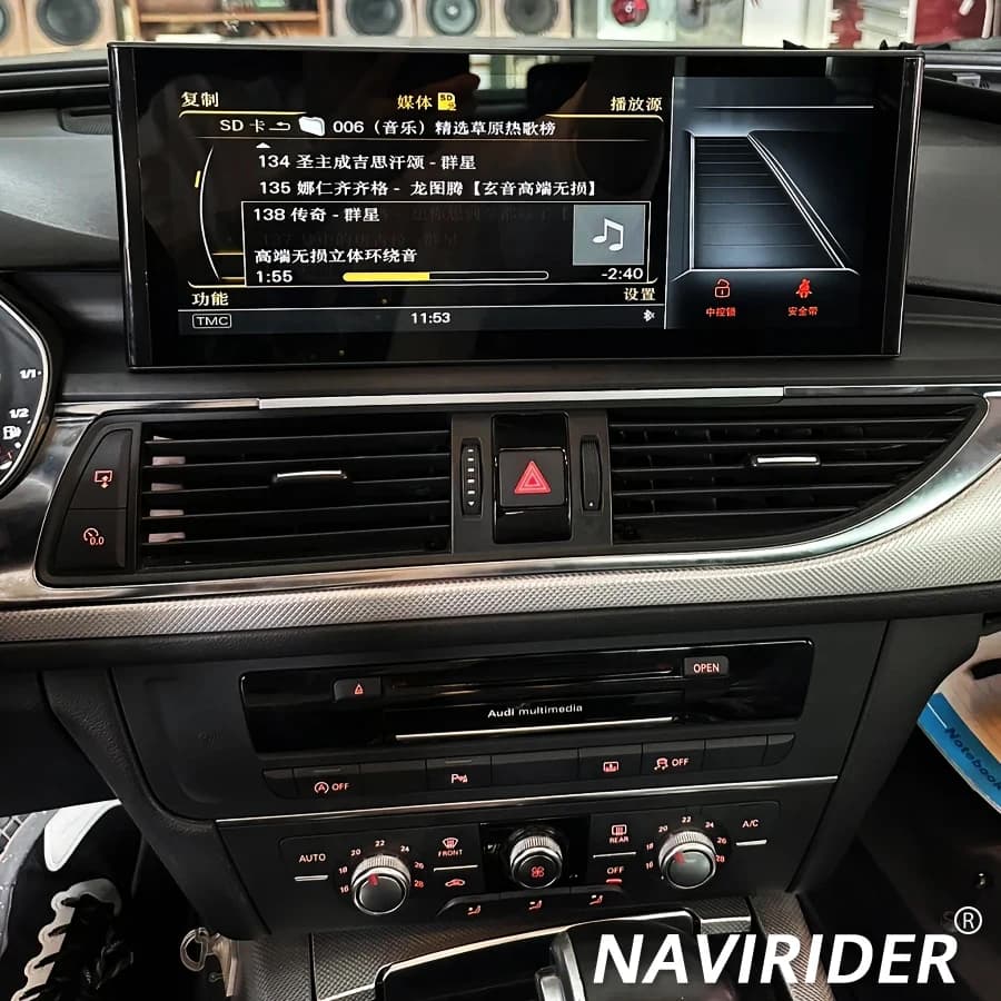 9/12.3INCH Car Multimedia Player Stereo GPS Navi Wifi For Audi A6 S6 RS6 C6 4F 2012~2019 AUTO Radio Android 14 Qled Touch Screen