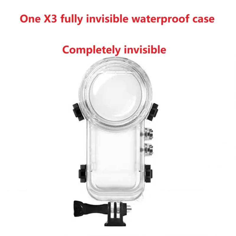 Total Invisibility Dive Case For Insta360 X3 50M Waterproof Case Underwater Protect Box Diving Housing One X3 Camera Accessories