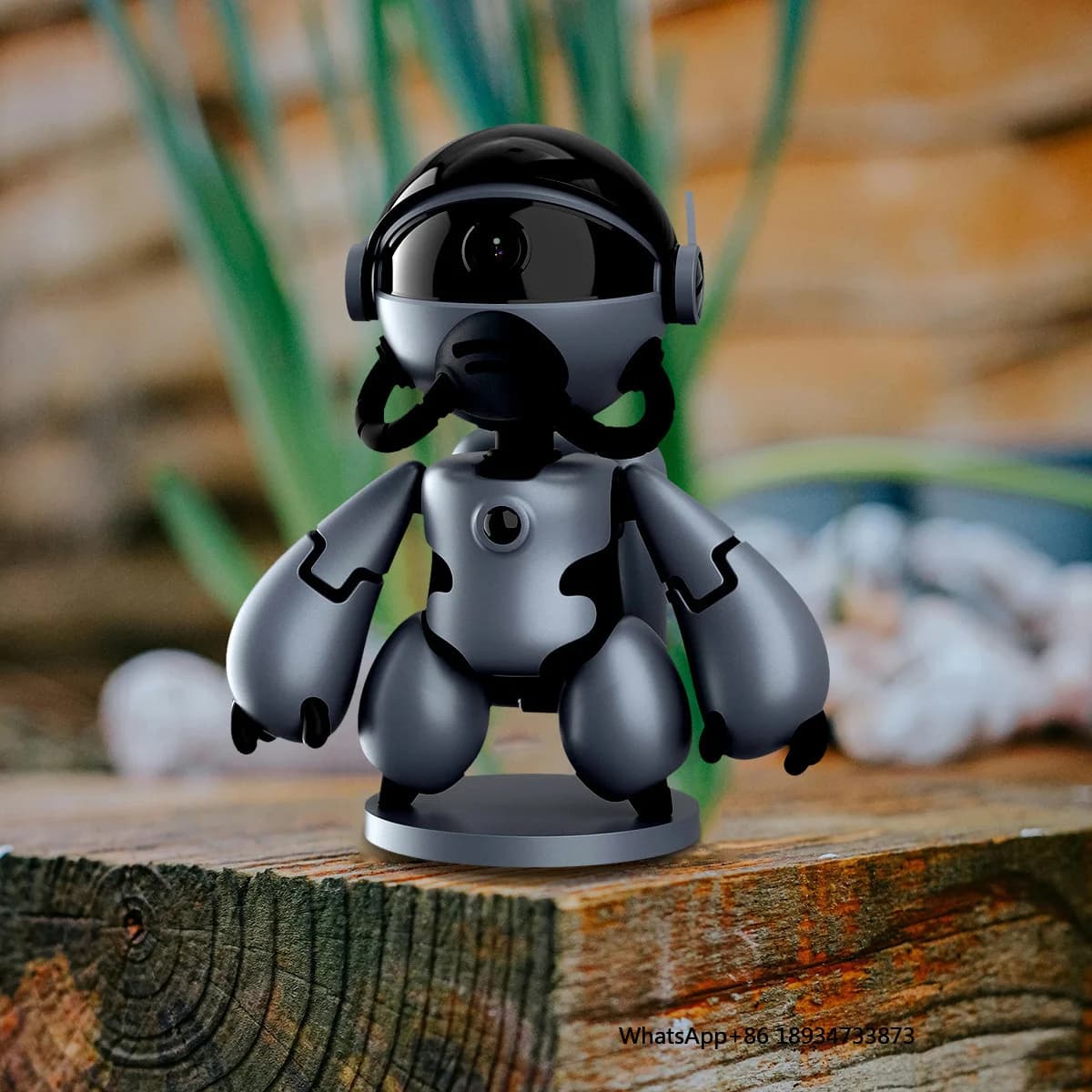 Home Security Webcam for Astronaut Robot 1080P IP Wifi Wireless Security Camera for Kids with Noise Reduction for Night Vision