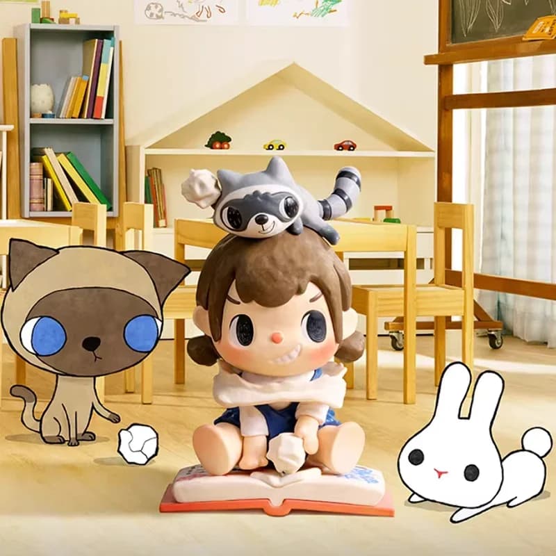 POP MART Chapter 1 Merodi After School Series Blind Box Guess Bag Mystery Box Giocattoli Bambola Statuetta Anime Carina Ornamenti da Collezione