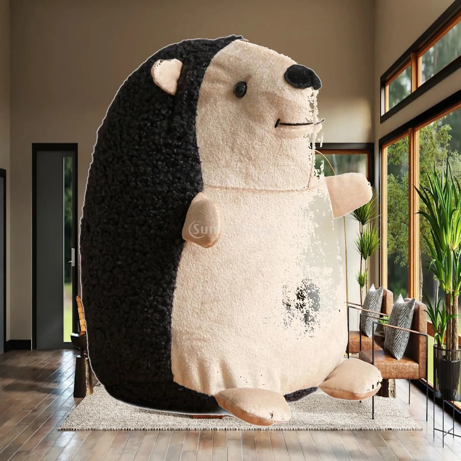 Cute Door Stopper Floor Stuffed Animal Decorative Door Stop for Dining Room