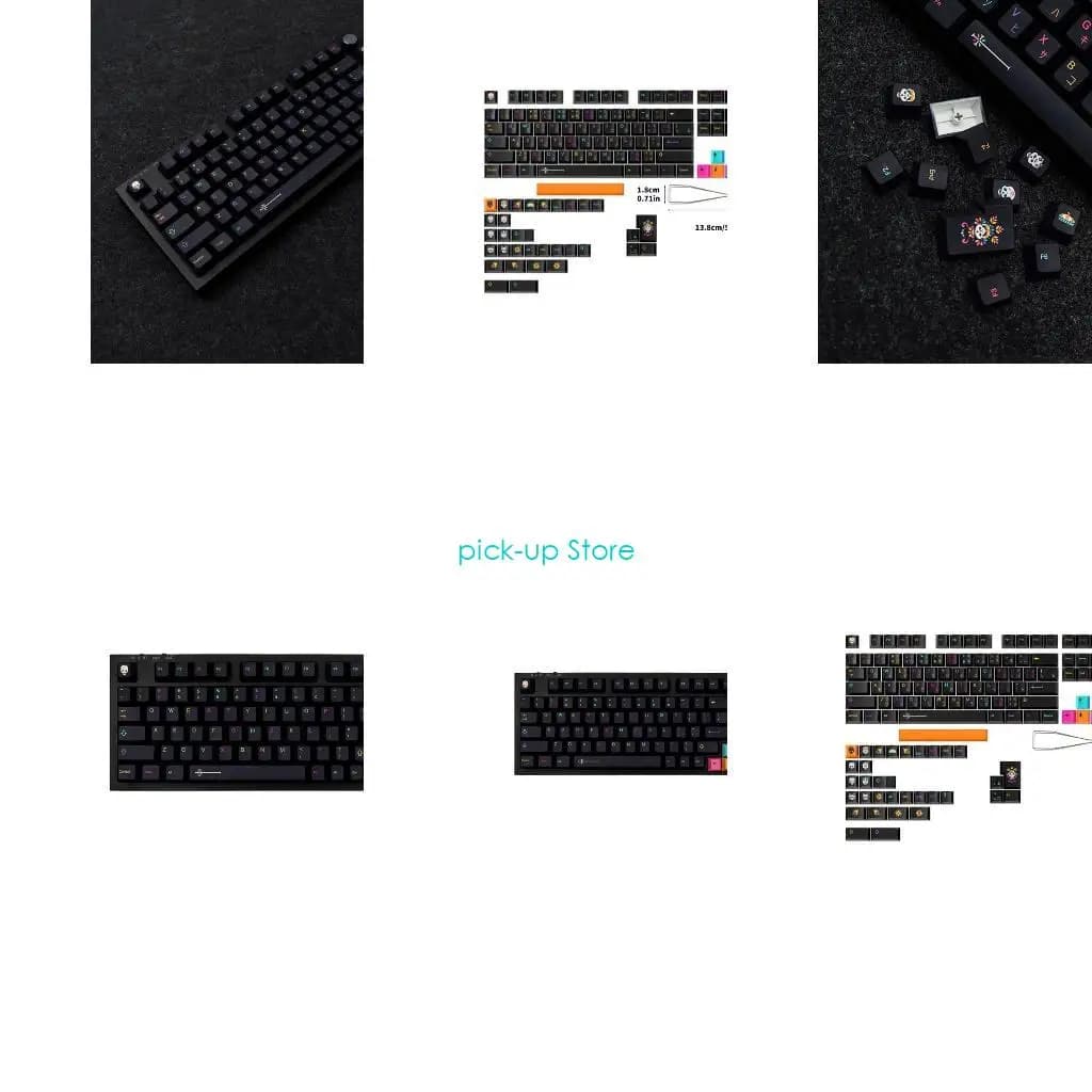 Q5WA 137pcs keyCaps del tema del gioco Impostato per tastiera meccanica