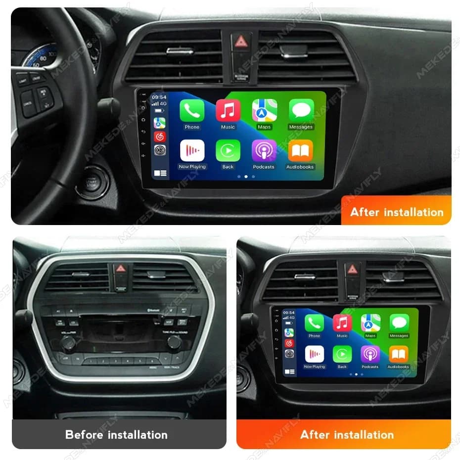 Android 14 Autoradio Stereo per Suzuki SX4 2 S-Cross 2012 - 2016 Carplay Auto GPS Navigazione Lettore Video Multimediale WIFI Audio