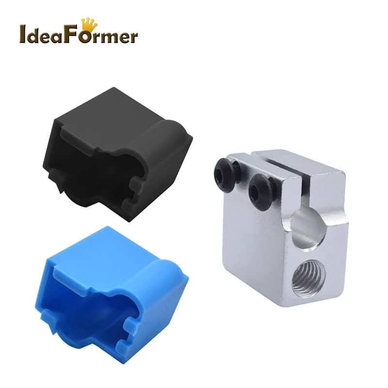 Socks in Silicone volcano heater volcano heater isolated exhaust sock for ANYCUBIC / V6 J-head Hotend 3D printer part and accessories