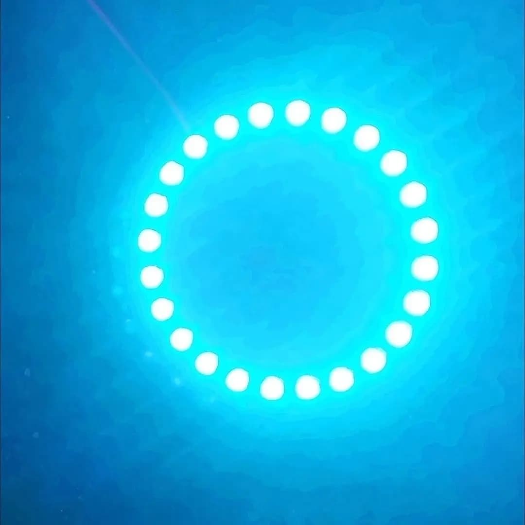 1PCS DC12V 30/40/50/60/70/80/90/100/110/120/160mm 3528 SMD Auto Led Angel Eyes Halo Light Ring Light White Green Yellow Blue