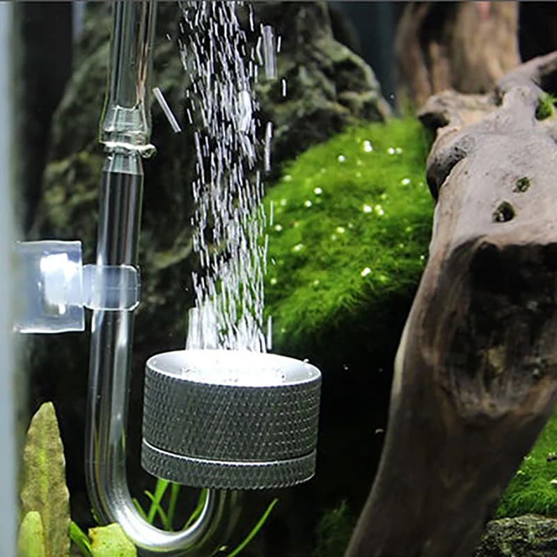 Aquarium CO2 Atomizer Fish Tank Control Water Atomizer Reactor For Solenoid Regulator CO2 System Diffuser Aquarium Accessories