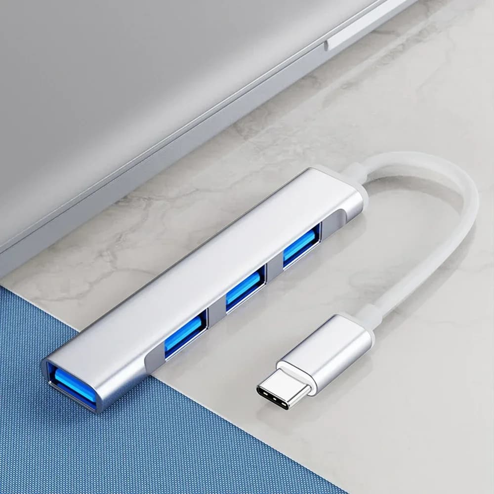 4 In 1 USB HUB Charger Power Cable Type C Car Accessories For Citroen Opel Changan Chrysler Daihatsu DS3 Chery Dodge