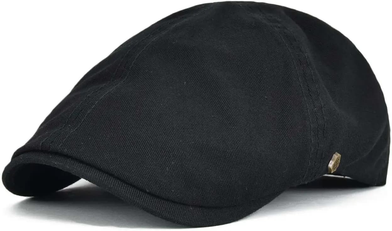 Cappello Piatto in Cotone Stile Gatsby, Berretto da Caccia Irlandese, Cappello Newsboy