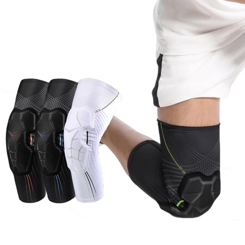 Sports Crashproof Knee Support Pad Elastic Foam Volleyball Knee Compression Sleeves Basketball Bicycle Cycling Protector