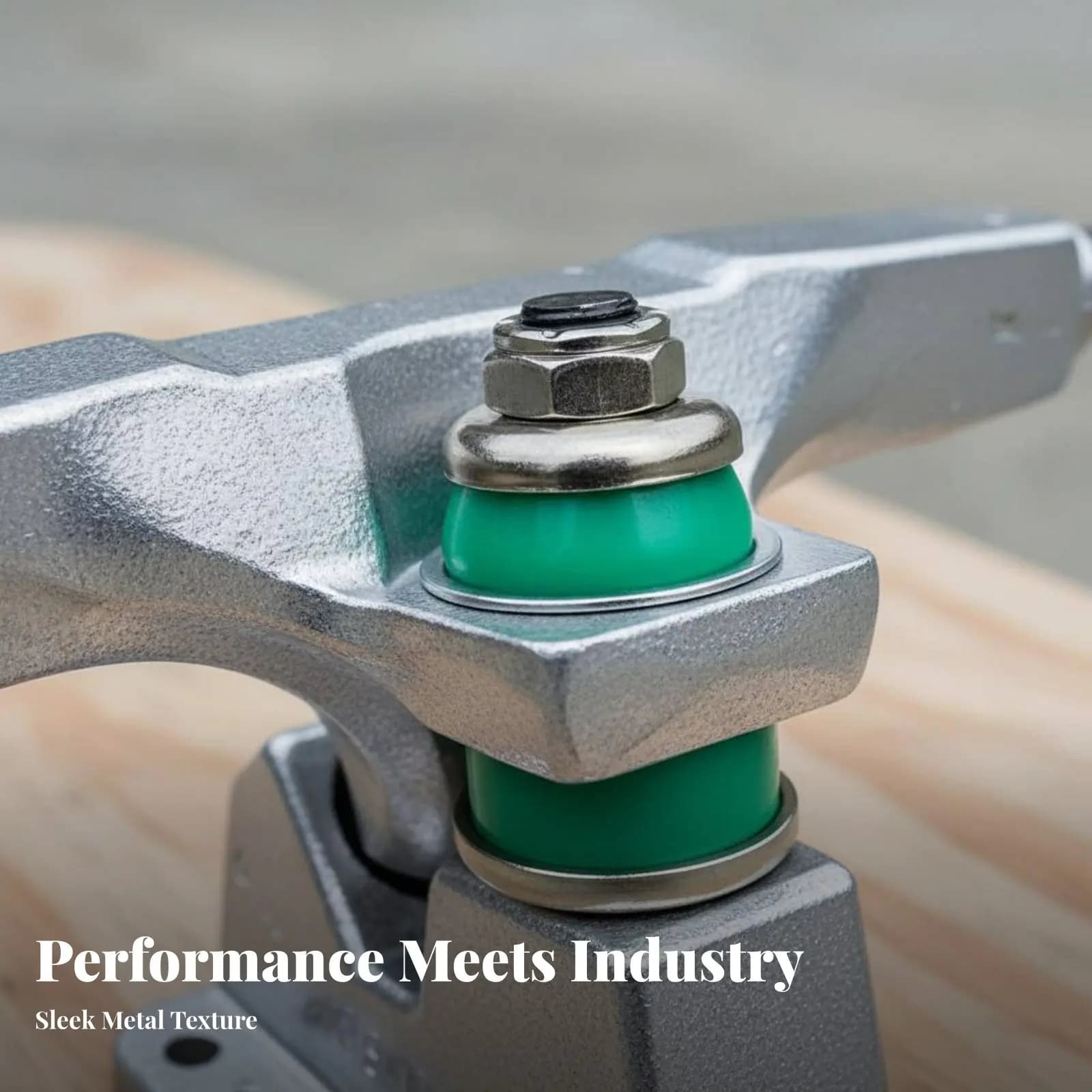 6.25 inch pump steering mechanism with sandblasted surfboard finish, uncut weighted steering bridge