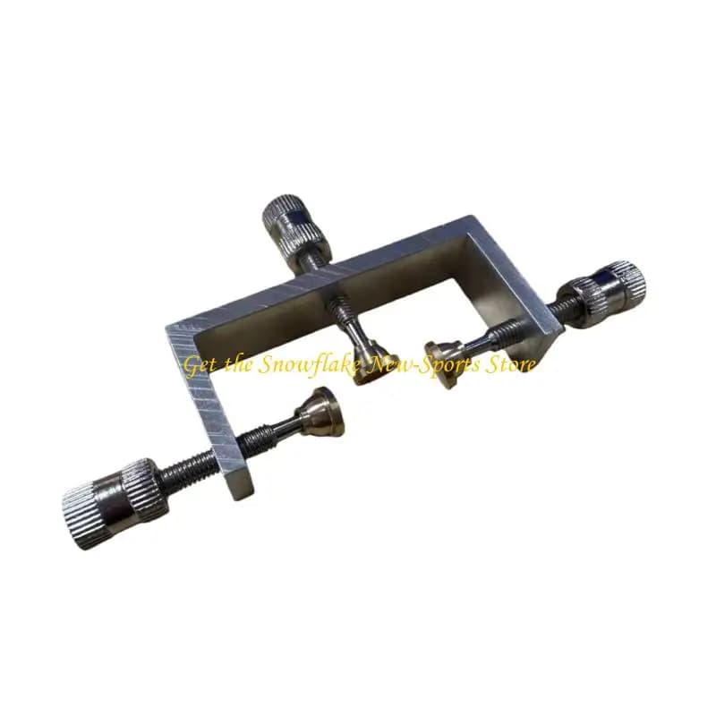 E56D Light metal clamp for repair side cracks and violin tail plate with adjustable screws