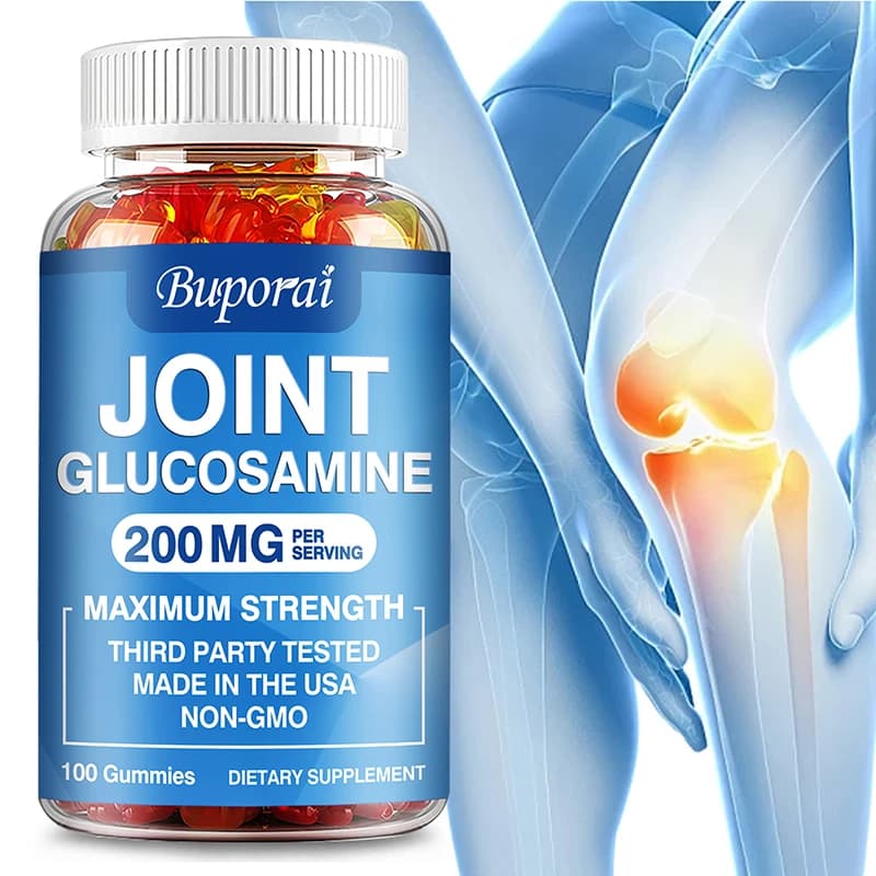 Glucosamine chondroitine Gummies-integrators for bone joints, joint cartilage health, muscle and nervous pain