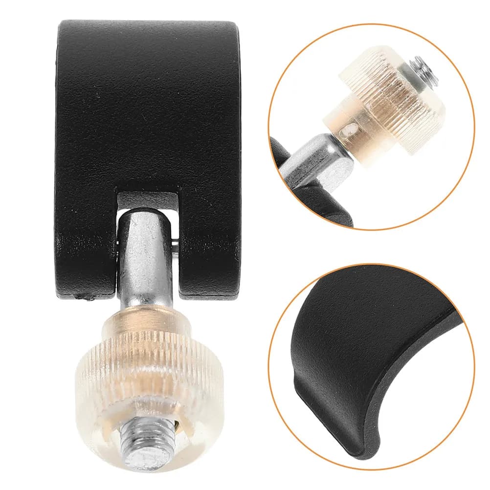 2Pcs Adjustable Trekking Pole External Lock Fastener Clip Nylon Buckle Replacement for Walking Stick Hiking Climbing