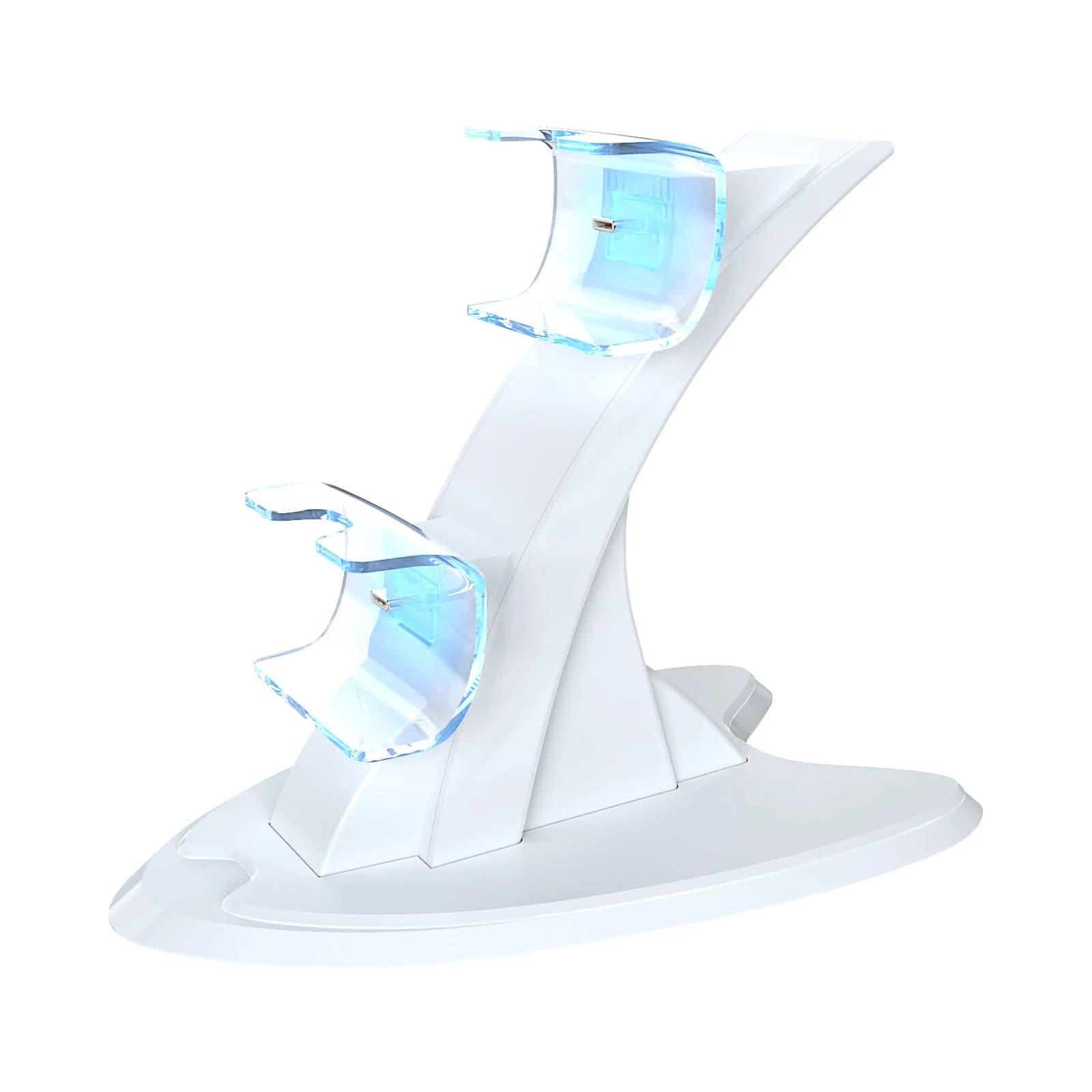 Doppia stazione di ricarica rapida per controller wireless PS5 Gamepad Type-C Base per supporto dock per caricabatterie LED per accessori PlayStation 5