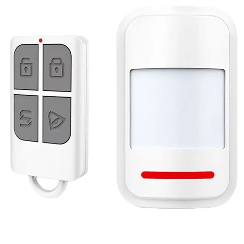【FEEL THE DIFFERENCE】 Sensore di movimento PIR per il corpo umano Sensore a infrarossi con telecomando wireless per uso domestico intelligente 120Db 433MH