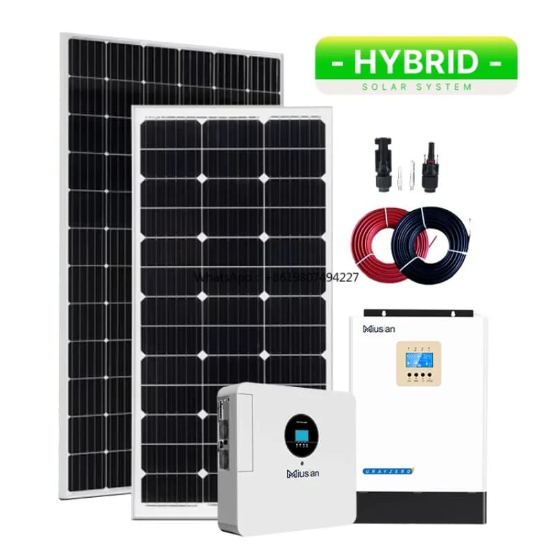 Sistema Solare Off-Grid da 10kW, Generatore Solare da 5000 Watt con Pannello Monocristallino e Inverter