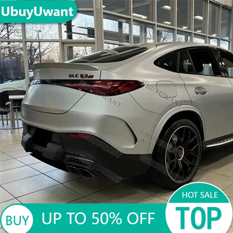 For BENZ GLC Class Coupe C254 AMG 2023-2025 Rear Trunk Spoiler Wing Trunk Top Wing Tail Lip Spoiler Diffuser Auto Parts