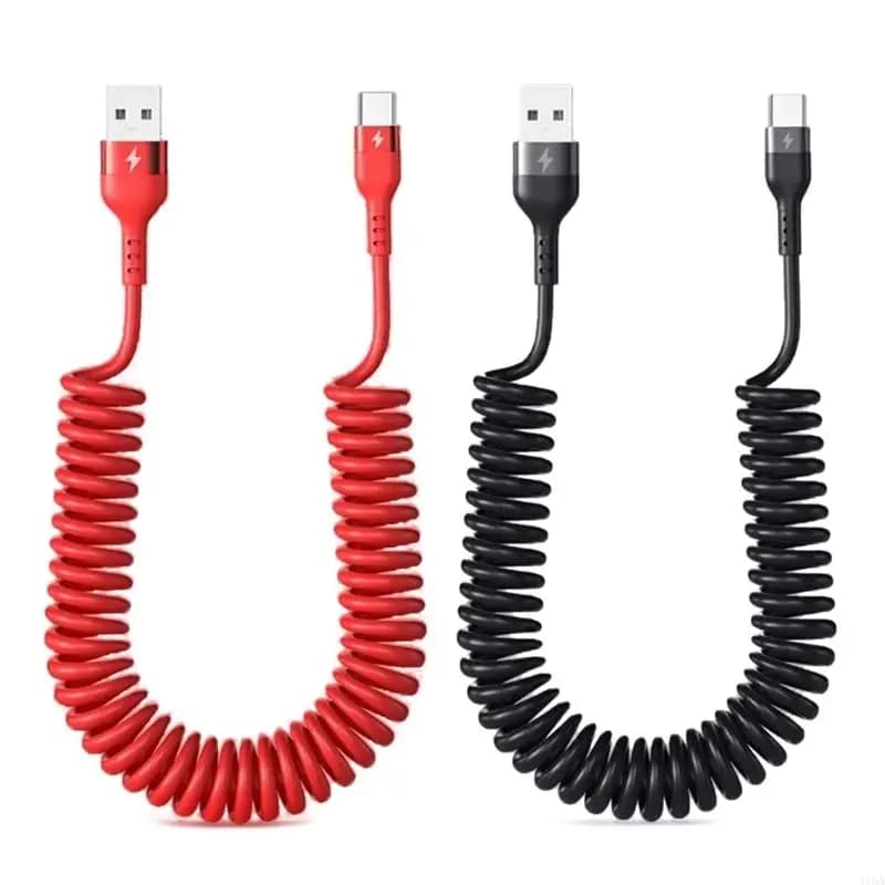 USB A to USB C Charger Cable USB Type C C Charger Cables Phone Charging Cables Elongable Cable Replacement