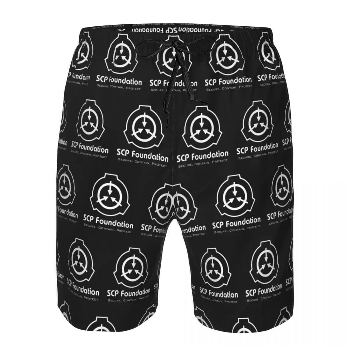 SCP Foundation Trunks Pantaloncini da surf da spiaggia Pantaloni estivi da uomo casual ad asciugatura rapida