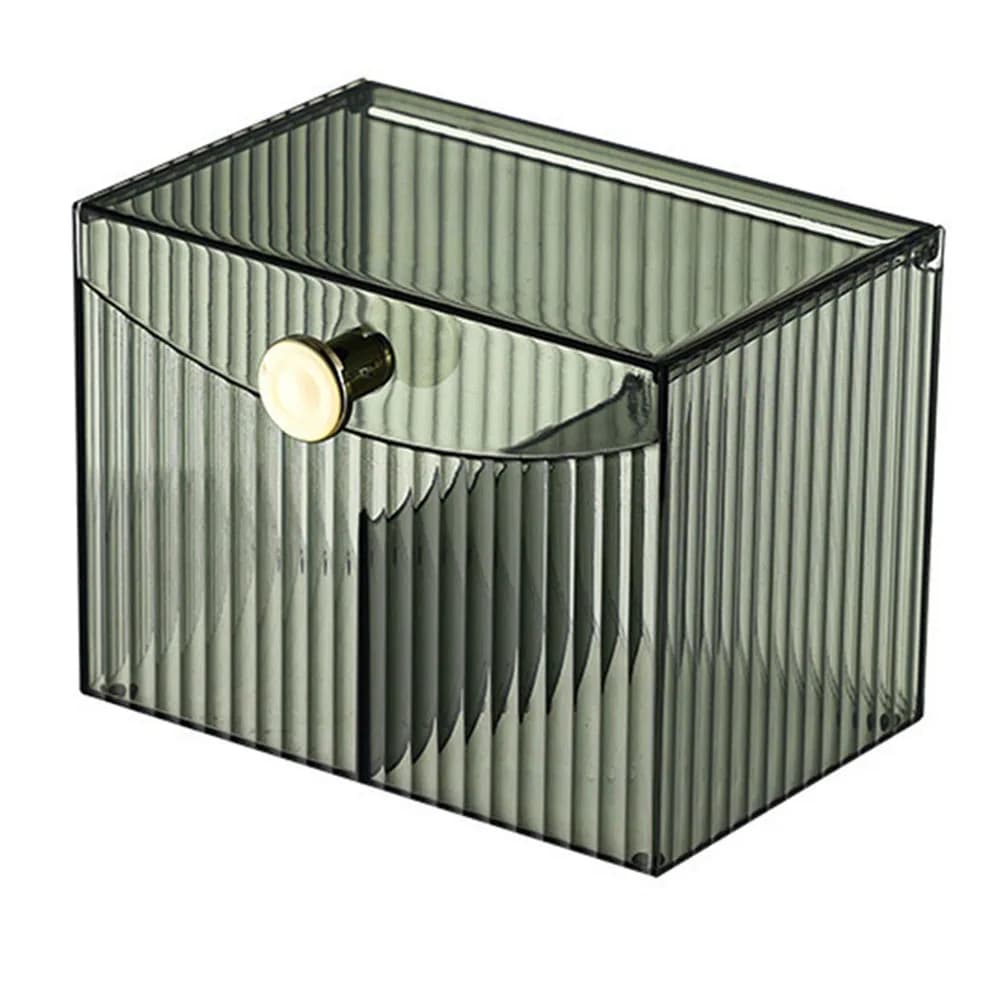 For Bathroom Cosmetic Storage Box Clear Storage Container Dustproof High-quality Plastic Moisture-proof For Cotton Pads