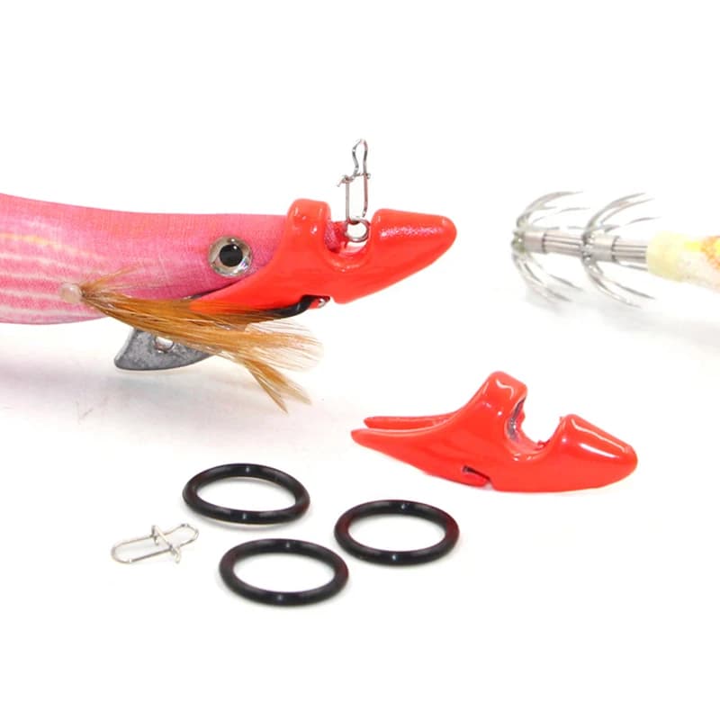 2 pezzi 10/15/20/25g gamberetti richiamo zavorra calamari jig punta corsa peso mento zavorra per legno gamberetti gamberi richiamo esca attrezzatura da pesca