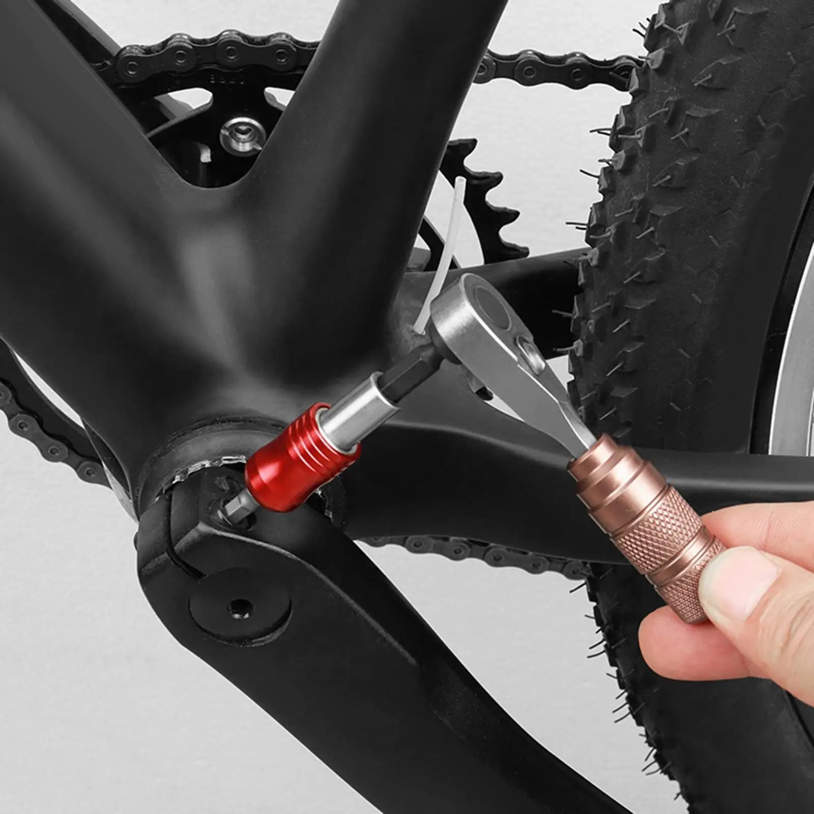 Kit Multiuso per Bicicletta, Set Portatile per Riparazione e Manutenzione Rapida