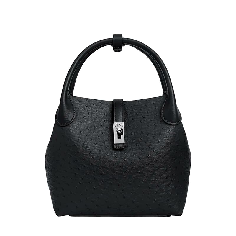 2026 Nuove eleganti borse a secchiello in pelle nera per borse da donna Set da 2 pezzi Borsa a tracolla Tote Bag Vendite calde