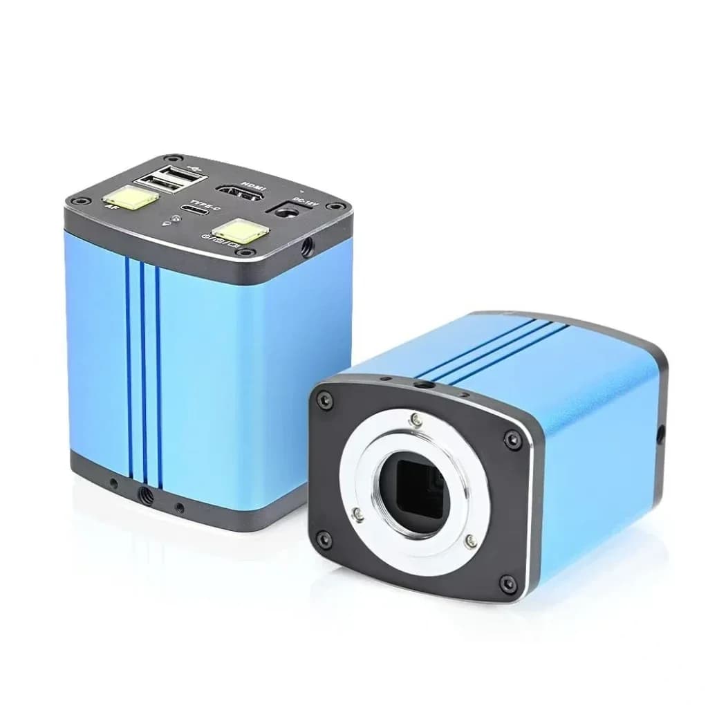 Telecamera per Microscopio 1080P 60FPS IMX307 HD-MI con Autofocus, Telecamera Industriale CCD con Funzione di Misurazione