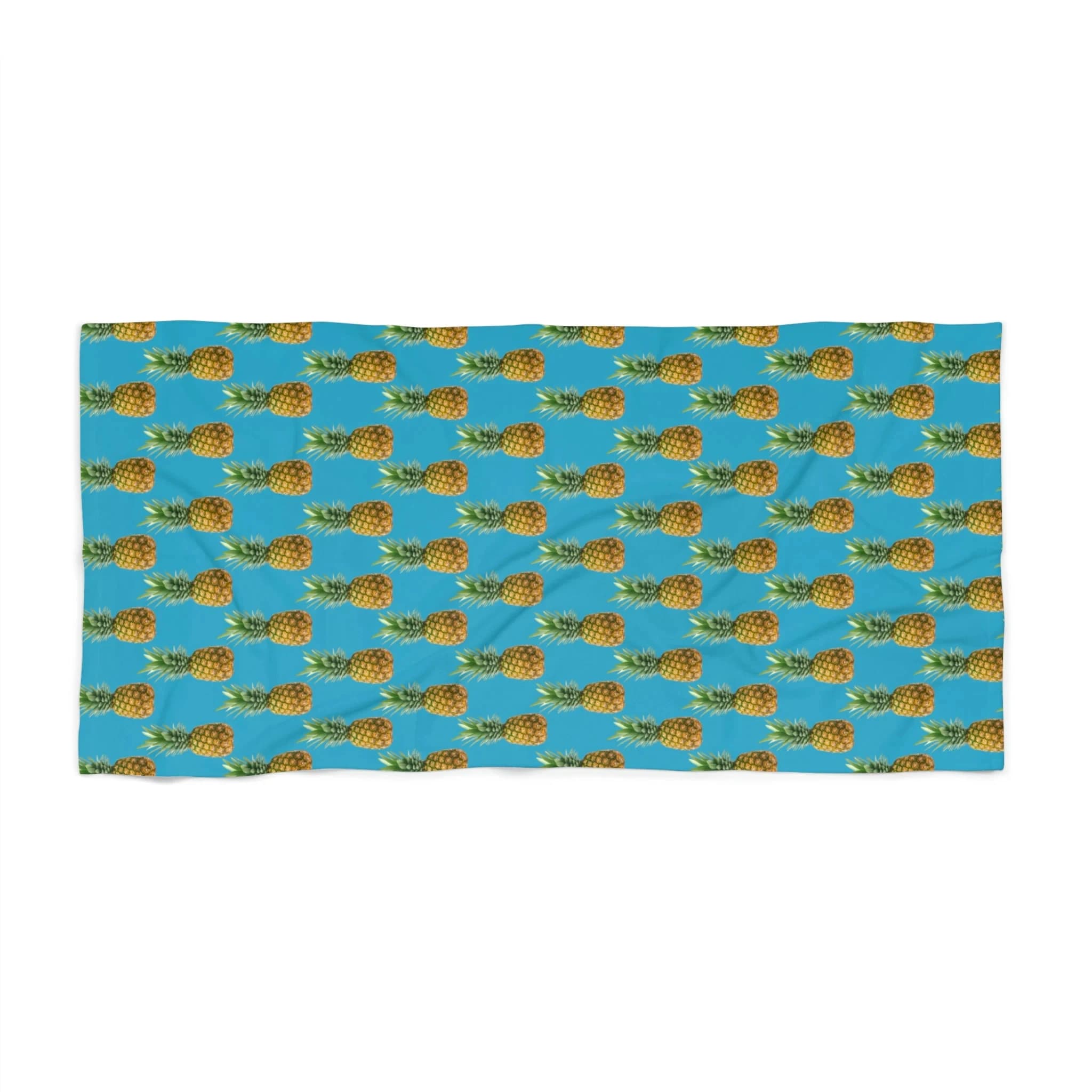 1 Pezzo Telo Mare Hala Kahiki Ananas Morbido Assorbente Stile Tiki per Piscina Estiva Vacanze Viaggi Decorazione