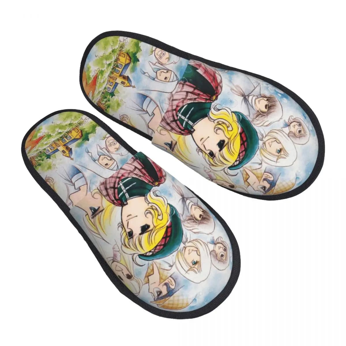 Pantofole da casa in memory foam morbida con caramelle personalizzate per cartoni animati da donna Candice Anime Manga Pantofola con suola antiscivolo calda e accogliente