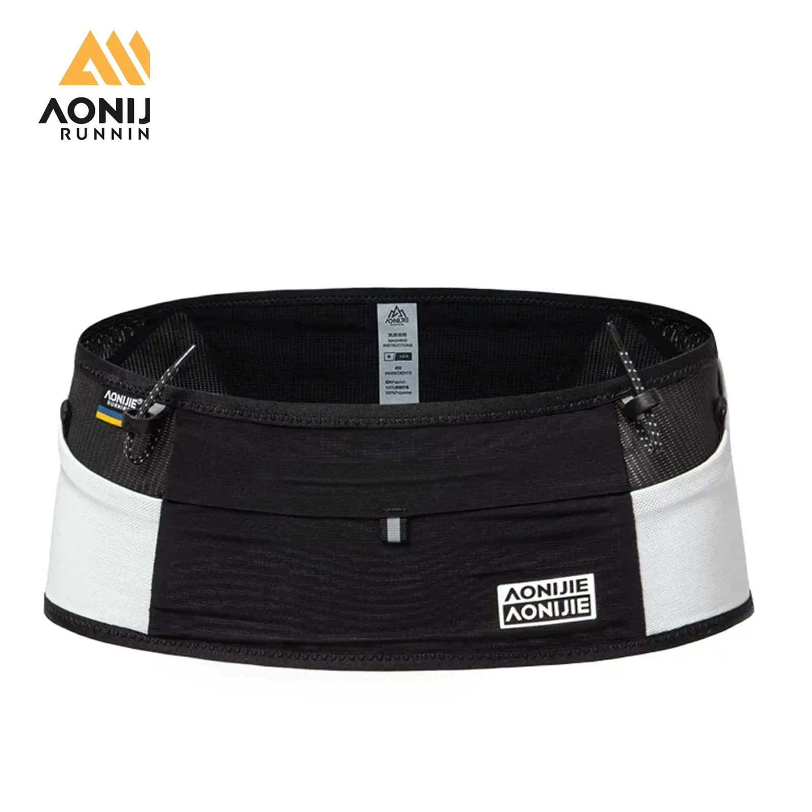 AONIJIE W8121 Sports Elastic Running Waist Pack Belt pocket with marathon race number for mountaineering