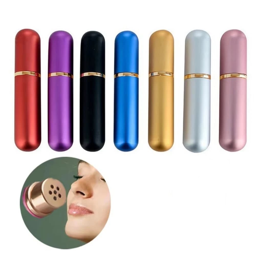 High Quality 5ml Aluminum Nasal Inhaler Colored Replacement Aromatherapy Inhaler Empty Tubes For Essential Oil