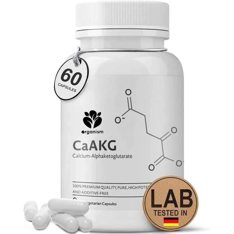 Il integratore AKG (1000 mg per 2 capsule, 60 capsule) supporta integratori energetici cellulari