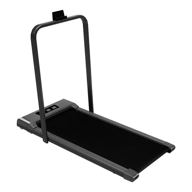 Ultra quiet home treadmill with wide running surface, compact design for small spaces, easy installation, smooth running experience