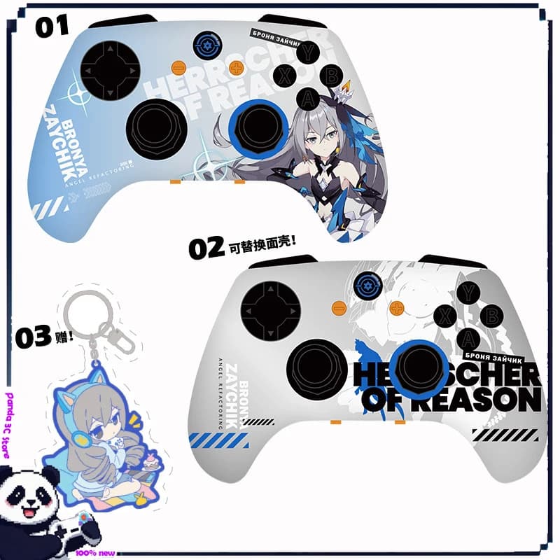 Honkai Impact 3 Hanser Bronya Zaychik Controller di gioco Wireless Bluetooth Tri-Mode Pc Switch Ios Tv Custodia con superficie magnetica Gamepad