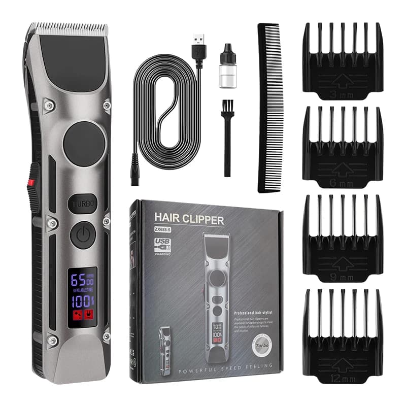 Resuxi new haircut professional adjustable electric haircut for beard for men rechargeable electric haircut