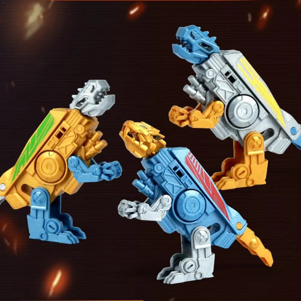 Divertente Giocattolo Antistress Dinosauro Trasformabile con Giroscopio da Dito, Spinner Meccanico Pieghevole e Rotante per Bambini