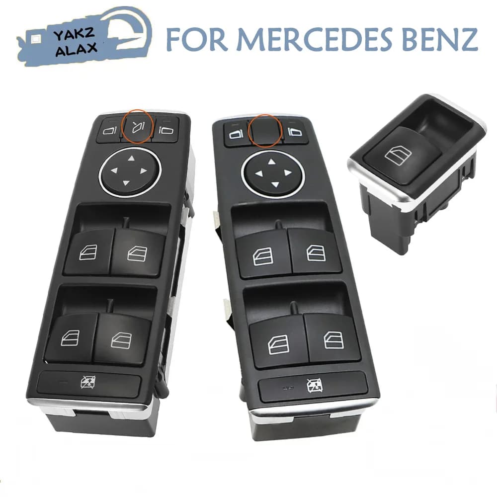 Per Mercedes Benz W246 W176 W156 W117 AB CLA GLA Classe Interruttore di comando alzacristallo elettrico 1669054400 1669054300 2049058202