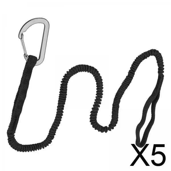 Guinzaglio da pagaia per kayak Supporto regolabile in nylon Accessori per la nautica per canna da pesca e gommone