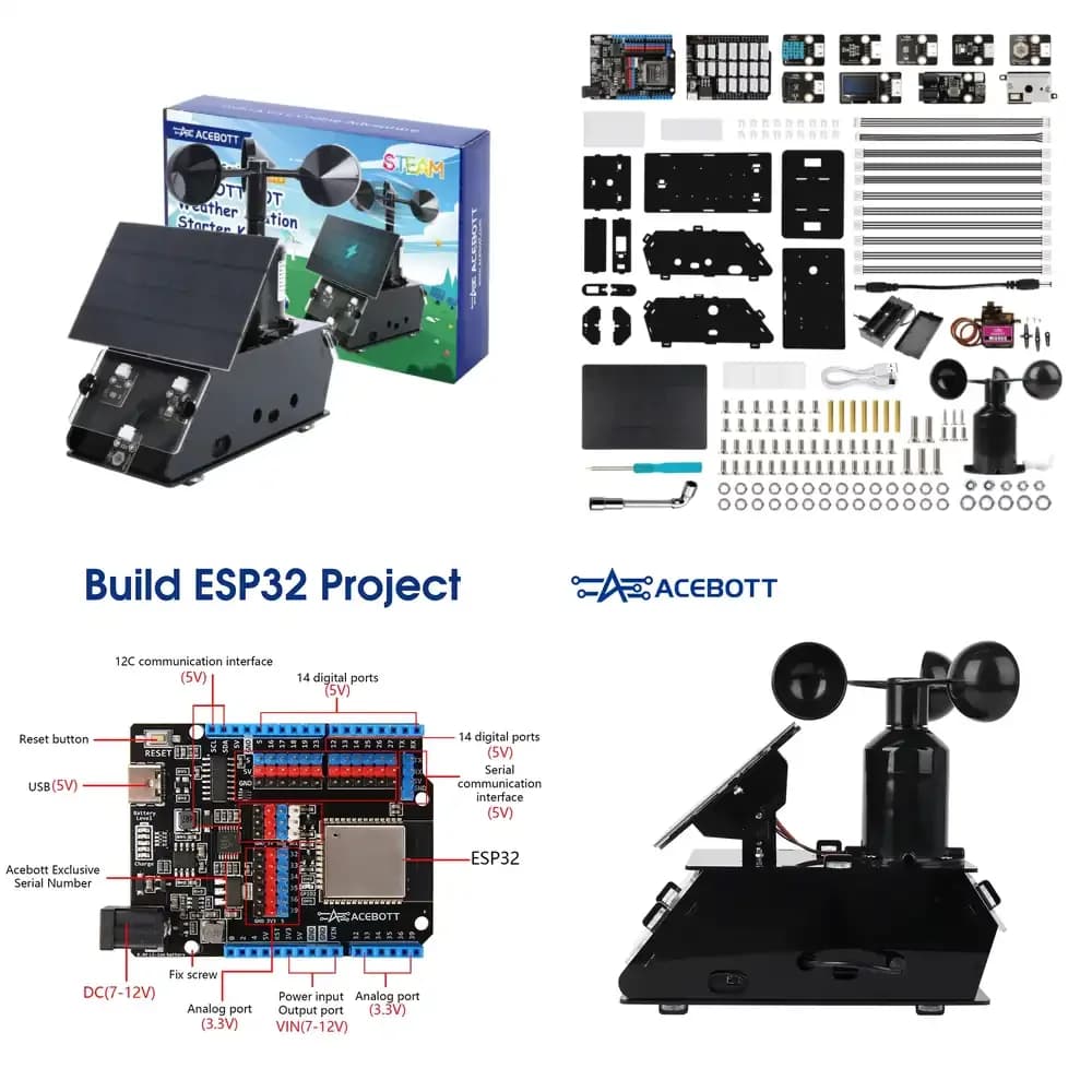 Nuovo Kit Educativo STEM 2025 Personalizzabile e Programmabile per Bambini e Adulti, IoT Solare Ecologico Arduino